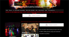 Desktop Screenshot of njpartyzone.com